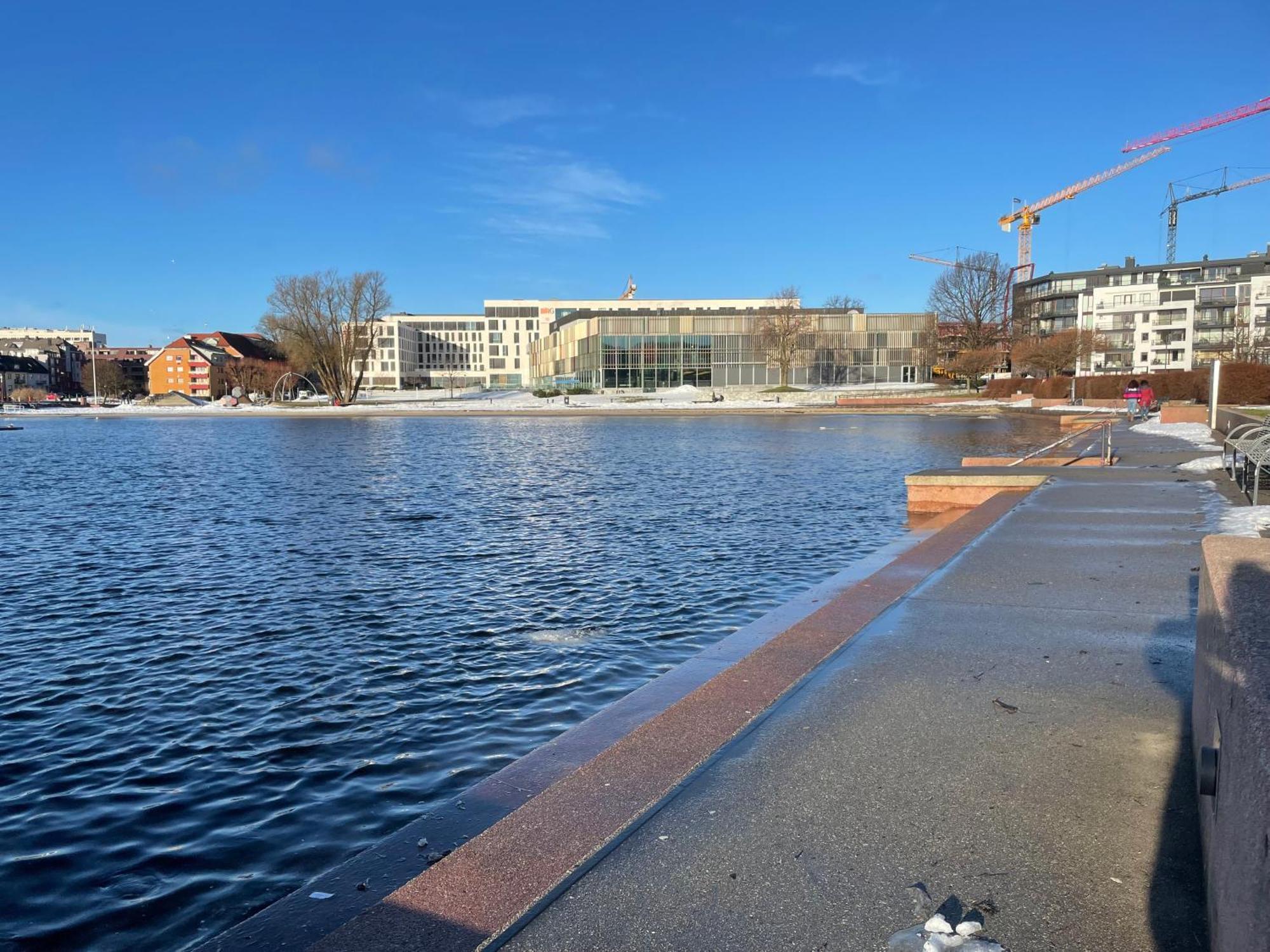 شقة Kristiansand, Bystranda 59M2, 2 Soverom, 6 Senger المظهر الخارجي الصورة