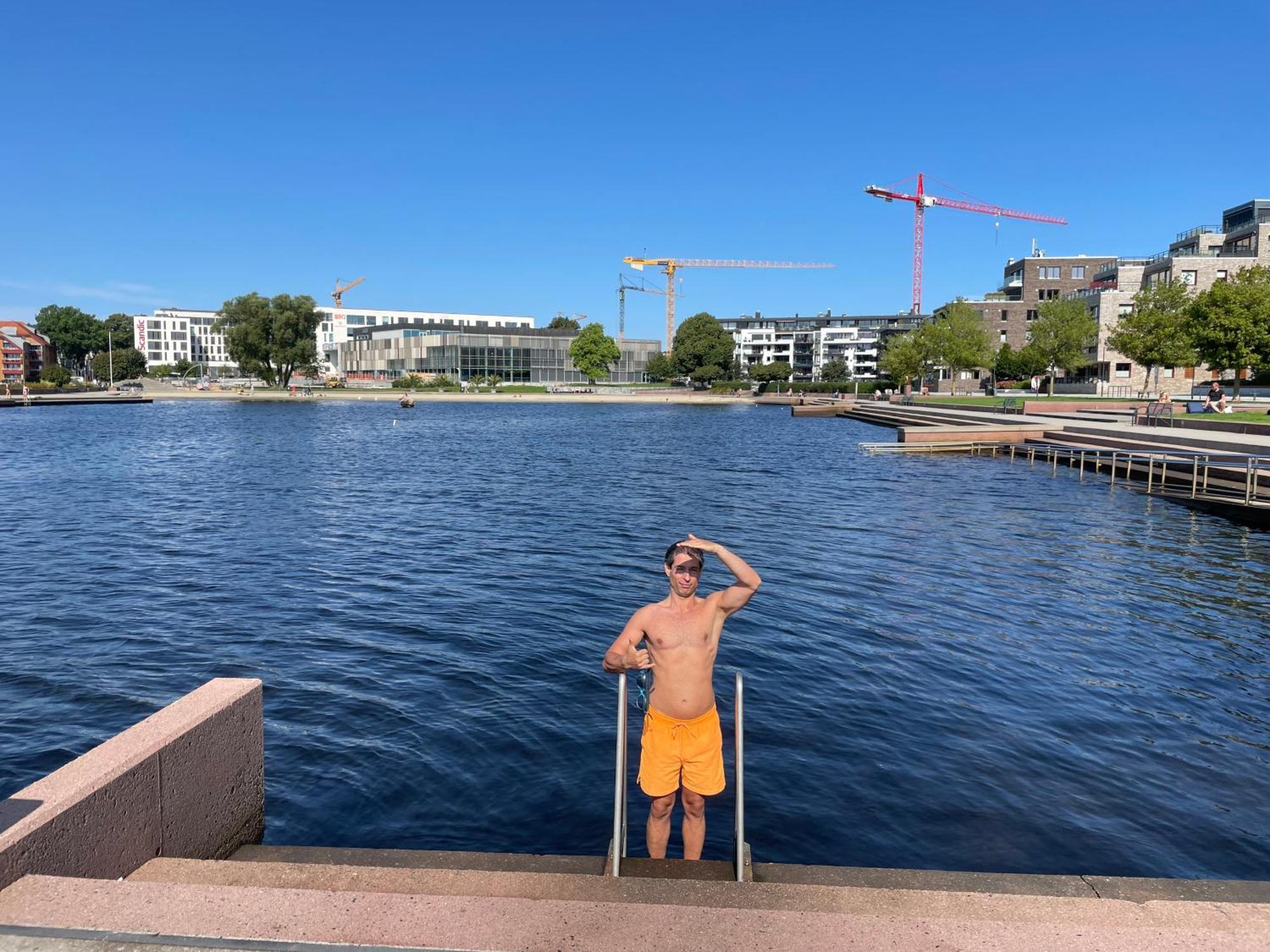 شقة Kristiansand, Bystranda 59M2, 2 Soverom, 6 Senger المظهر الخارجي الصورة